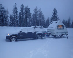 Near Spout Springs Ski Area